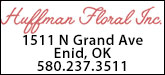 Huffman Floral Inc Sponsorship Banner